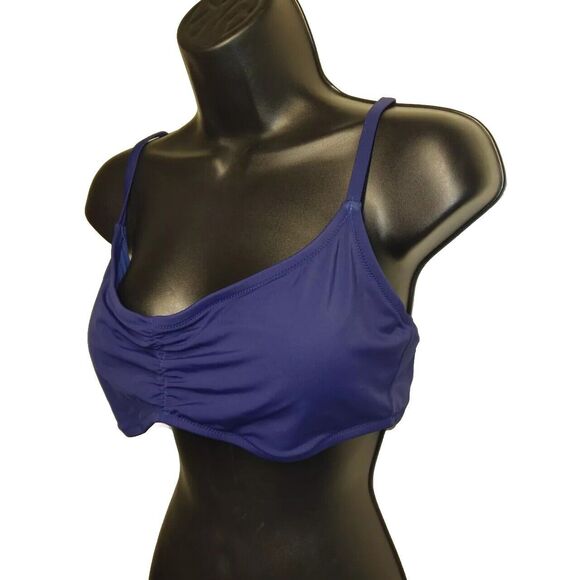 Amazon Essentials Navy Blue Bikini Top XL - Picture 2 of 7